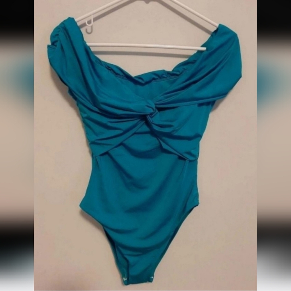 Trina Turk Aqua One Piece Swimsuit Women's Size 10